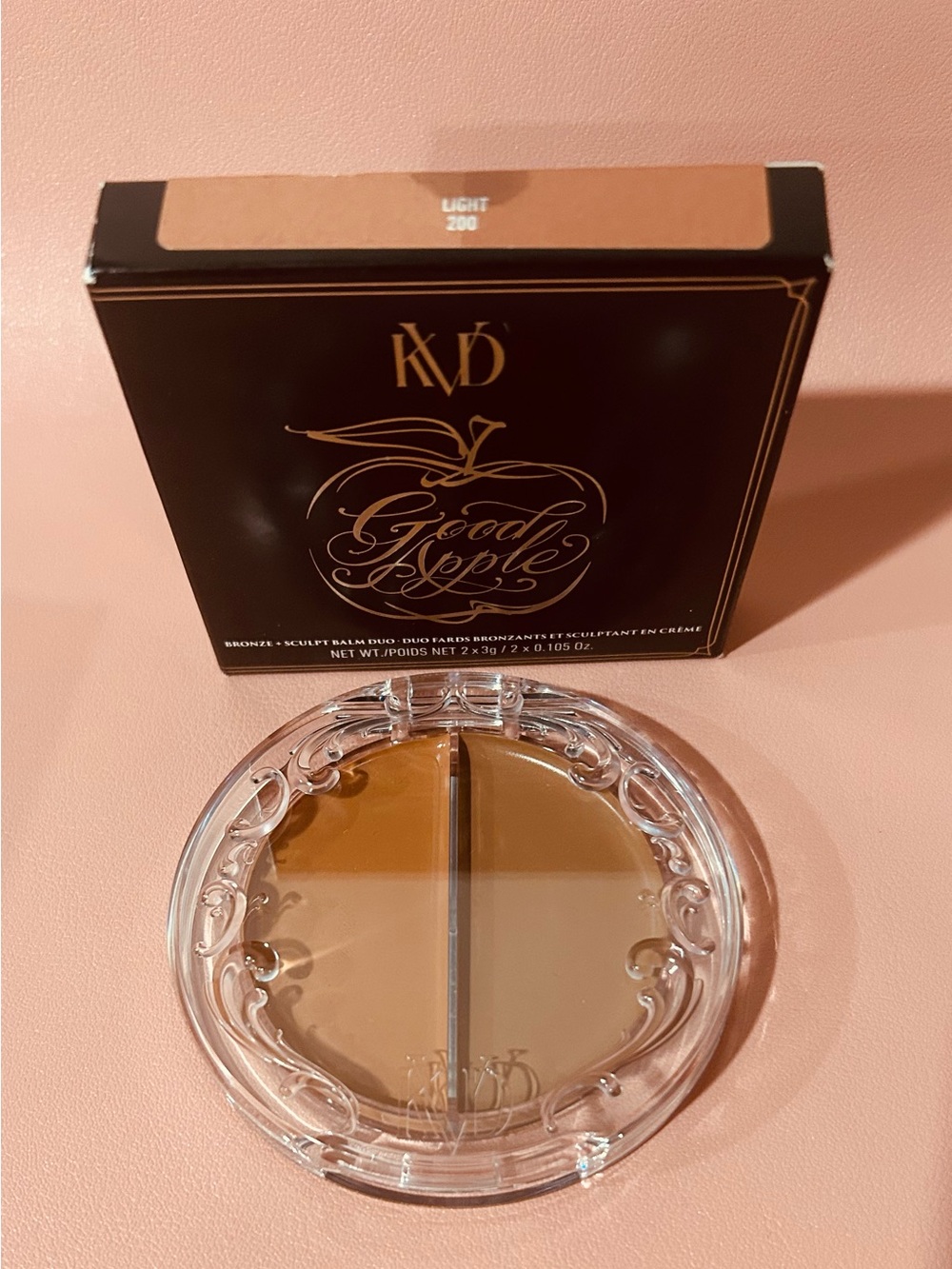 KVD Good Apple Bronze & Sculpt Cream Duo - Light 200